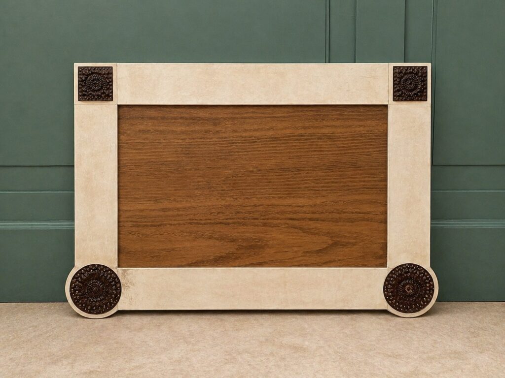 cadre parchemin cuivre carlo bugatti parchment copper frame cs decoration caroline sarkozy paris maison louis marie vincent art nouveau