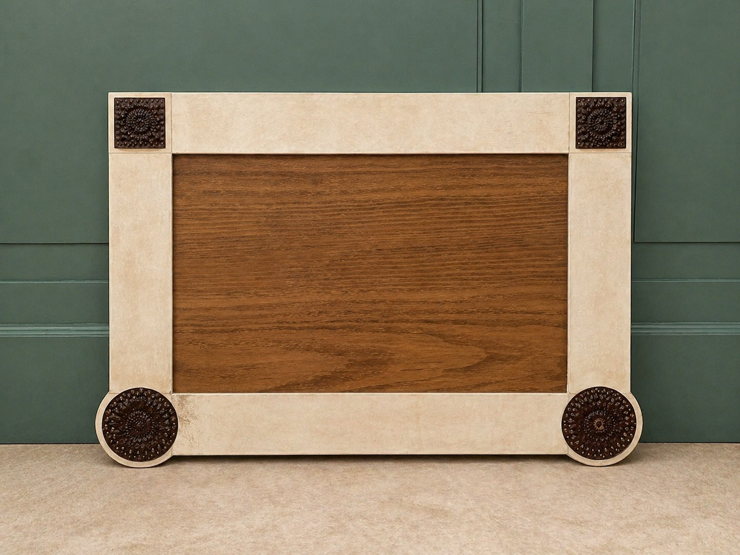 cadre parchemin cuivre carlo bugatti parchment copper frame cs decoration caroline sarkozy paris maison louis marie vincent art nouveau